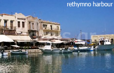 rethymnon prefecuture crete island hotels and apartments greece