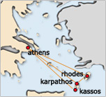 Map of Karpathos Island