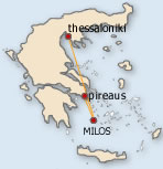 Karte von Milos