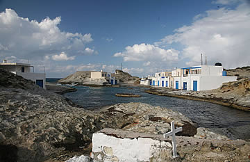 Die Insel Milos, Orte, Siedlungen, Agios Konstantinos