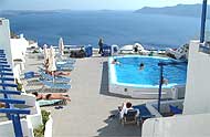 Olympic villas,Kiklades,Santorini,Ia,Volcano ,beach,with pool,garden
