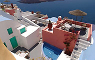 Cliffside Suites,Apartments,Santorini,Firostefani,Volcano View,blue sea,beach,with pool,garden