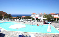 Akti Hotel, Mithymna, Mlivos, Lesvos, Mytilini, North Aegean Islands, Greek Islands, Greece, Swimming pool, Beach, Sea,   