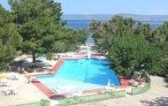 Greece, North Aegean, Lesvos (Mytilini), Eftalou, Molivos, Hotel Molivos II, with pool