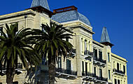 Poseidonion Grand Hotel, Dapia, Harbour, Spetses Town, Spetses Island, Saronic Islands, Holidays in Greek Islands, Greece