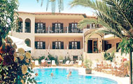 Greece, Macedonia, Halkidiki, Kassandra, Afytos, Stamos Hotel, with pool