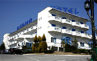 Greece, Macedonia, Serres, Leukonas, Alexander hotel, with pool