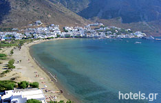 Der Kamares Strand auf Sifnos