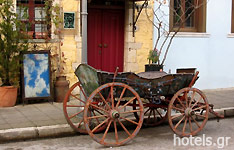 Traditionelle Straße in Parga