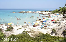 Spiagge della Macedonia - Spiaggia di Kavourotrypes (Sithonia, Calcidica)