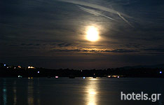 Vollmond in Ormos Panagias, Chalkidiki