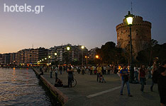 Sonnenuntergang in Thessaloniki