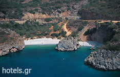 La spiaggia di Stoupa